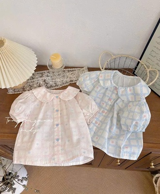 Sơ mi caro cổ sen 1807