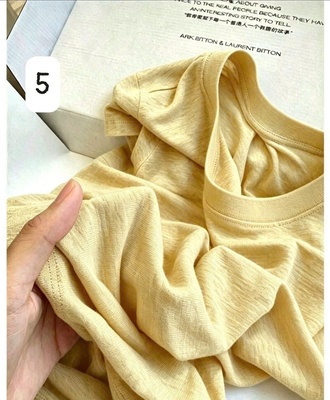Áo thun nữ tencel trơn 2007