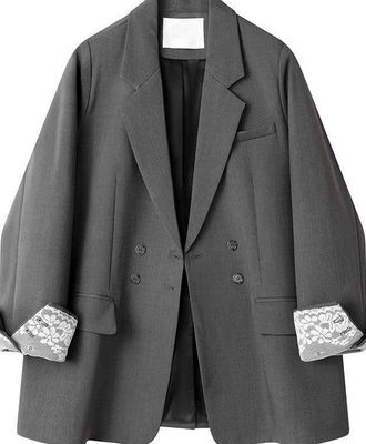 Blazer phối ren 2507