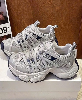 Sneaker đê độn buộc dây 2807