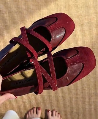 Giầy mary jane đế bệt 2807