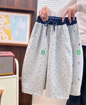 Quần nỉ họa tiết bg 2807