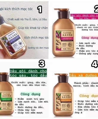 Dầu gội xả gừng 2907