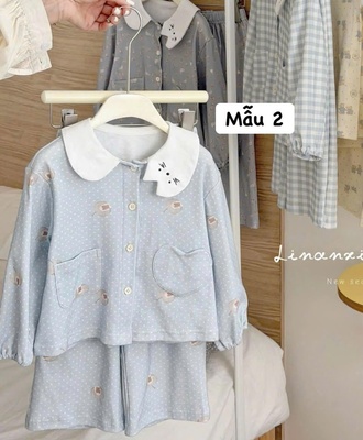 Bộ ngủ linaxi cổ mèo 3107