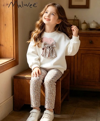 Bộ cotton nơ thỏ bg 0108