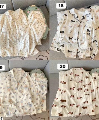 Bộ ngủ dài tay mặc nhà cho nữ 0108