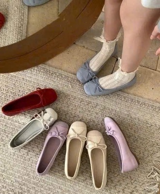 Giầy búp bê nơ 0208