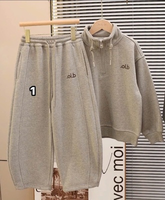 Bộ nỉ khóa kéo 0208