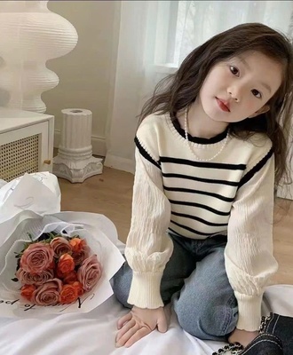 Áo len giả 2 lớp bé 0208