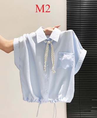 Sơ mi ngắn tay nữ 0208