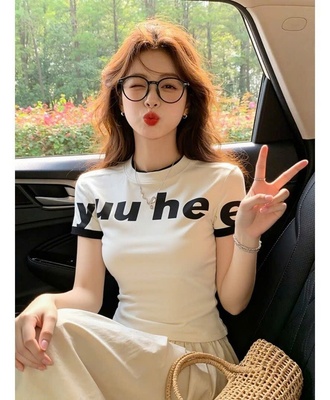 Áo thun chữ cho nữ 0408