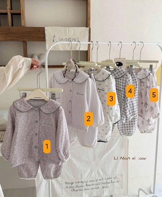 Bộ ngủ sợi cotton linanxi 0808