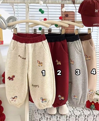 Quần nỉ thêu hình 1308