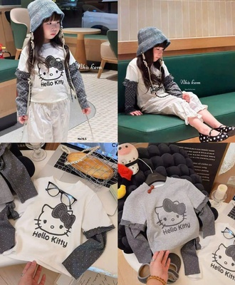 Áo thun mickey tay phối 1508