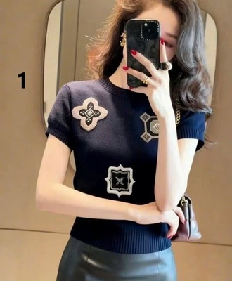 Áo len cộc tay nữ 1608