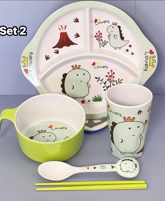 Sét bát ăn họa tiết 2208