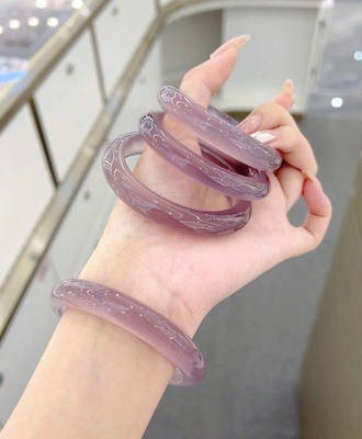 Vòng tay đá mã não tím 2208