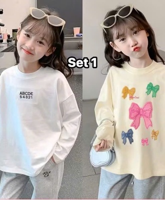 Sét 2 áo thu đông bé 2608