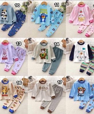 Sét đồ thu đông cotton bé 2608