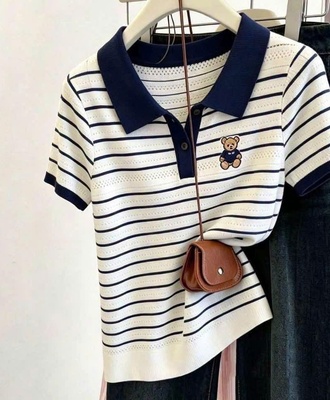 Áo polo dệt kim nữ 2608