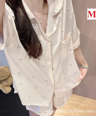 Pizama lụa cộc nữ 3108