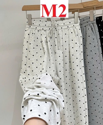 Quần nữ chấm bi cạp chun 0209