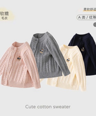 Áo len cadigan,gấu 0309
