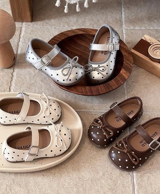 Giầy búp bê chấm bi 0309