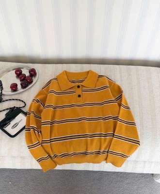 Áo polo kẻ dài,tay ambb 0309