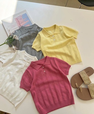 Áo polo dệt kim ambb 0409