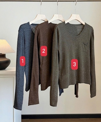 Áo dệt kim cổ v anna 0909