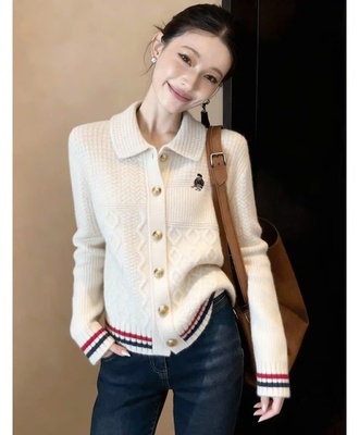 Áo len nữ cổ polo 1009