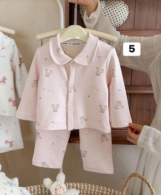 Bộ nỉ mặc nhà họa tiết 1109