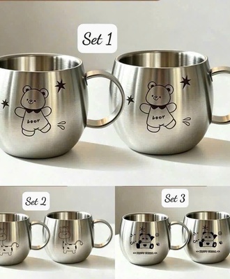 Sét 2 cốc inox 1509