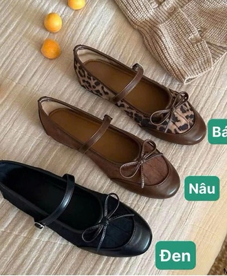 Giầy búp bê nơ nữ 1509