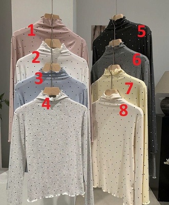 Áo thun giữ nhiệt chấm bi 1809