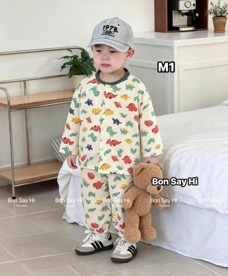 Bộ dài tay họa tiết 2209