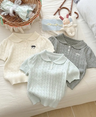 Áo nơ cổ polo 0210
