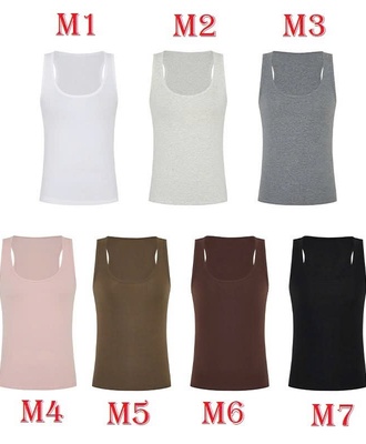 Áo tanktop cổ chữ u 0310