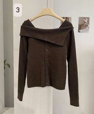 Áo len nữ cổ thuyền 0410