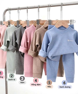 Bộ nỉ thô đông cho bé 0710