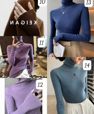 Áo len bassic cổ lọ 0910