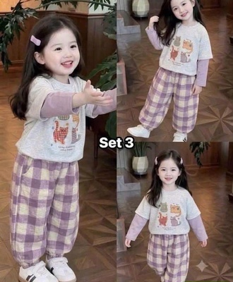 Sét bộ dễ thương cho bé 0910