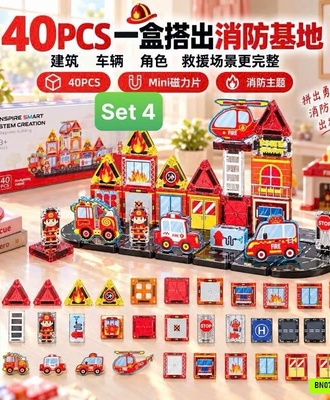 Bộ xếp hình nam châm 0910