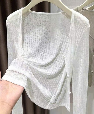 Áo khoác cadgan len mỏng 1010