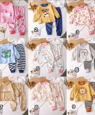 Bộ cotton cho bé 1010