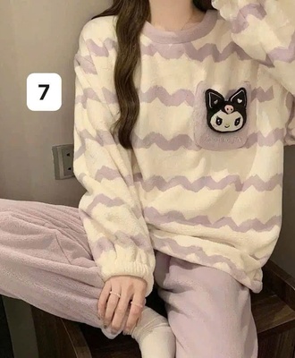 Bộ ngủ lông nữ 1110