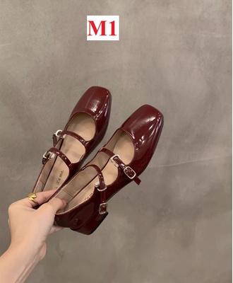 Giầy mary jane 2 dây 1110