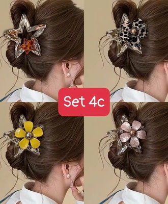 Sét 4 kẹp tóc nữ 1710
